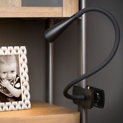 Lucide Zozy LED-klipsivalaisin musta